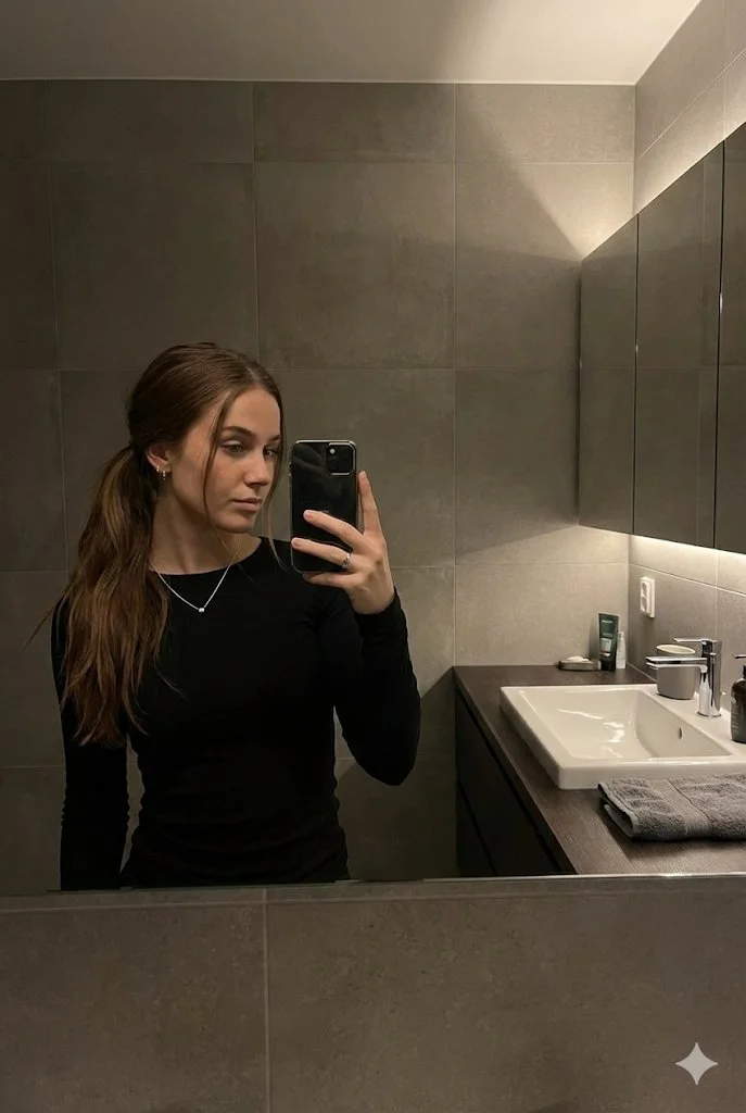 Mirror Reflections: A Modern Bathroom Moment