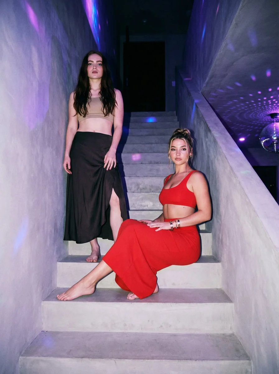 Modern Elegance Under Night's Embrace