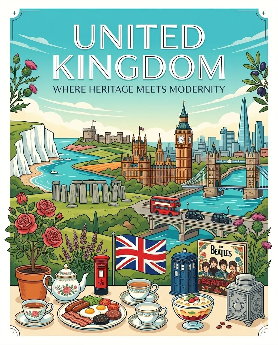 Modern Travel Poster of Gemini Nano Banana 2