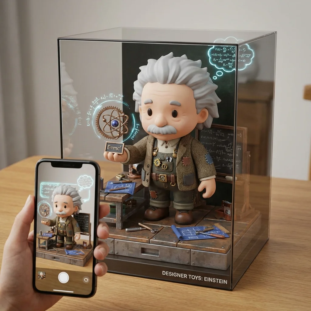 Modular Genius: Iconic Scientists in Toy Form
