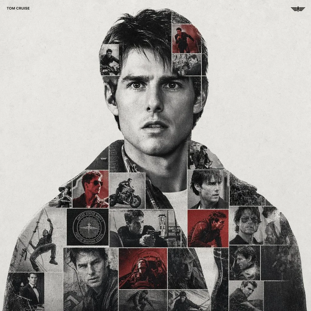 Monochrome Sports Mosaic Tribute Poster