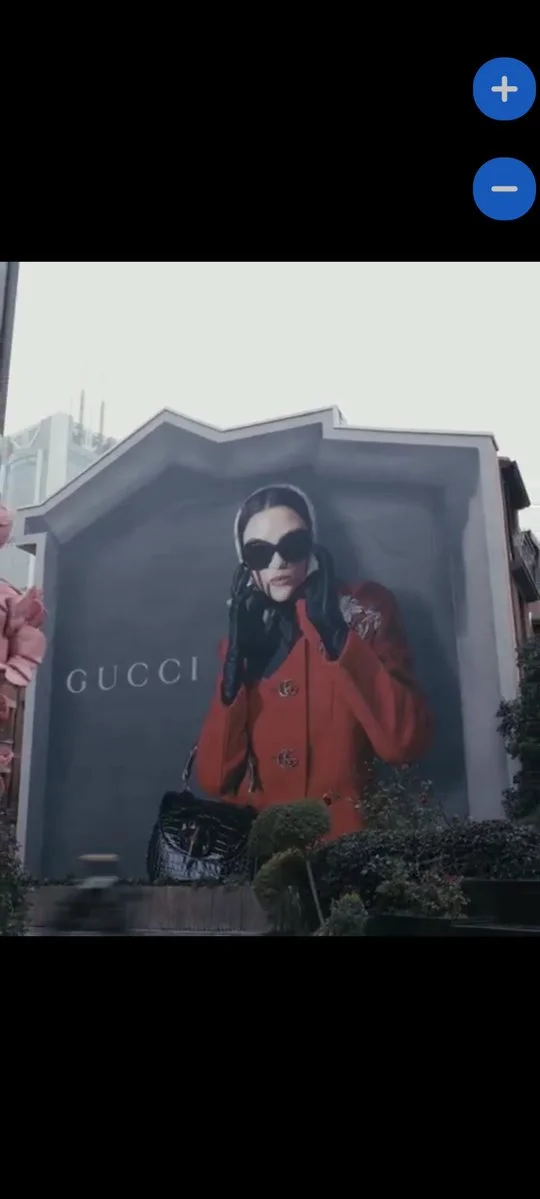 Monumental Gucci Mural in the Urban Jungle
