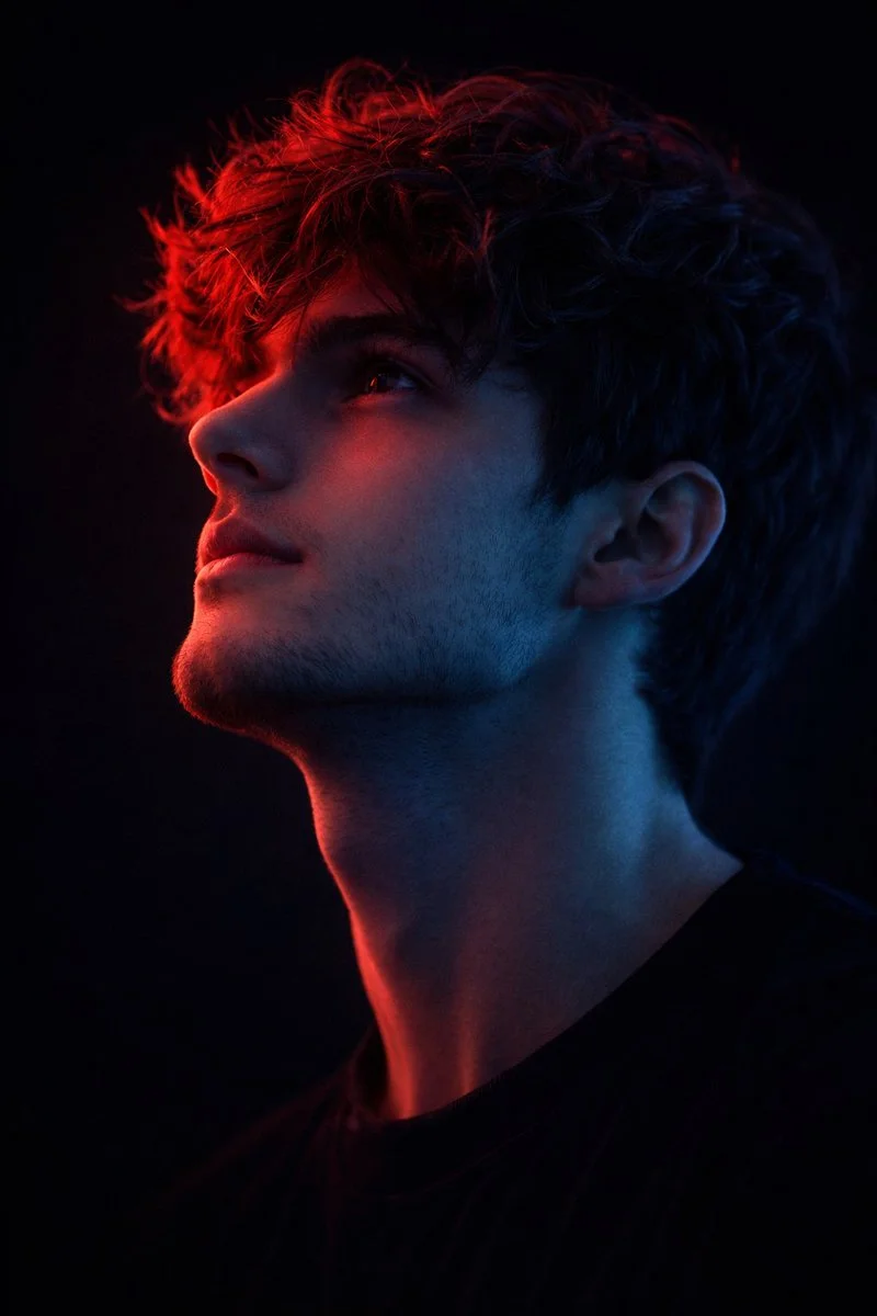 Moody Elegance: A Cinematic Portrait of Introspection