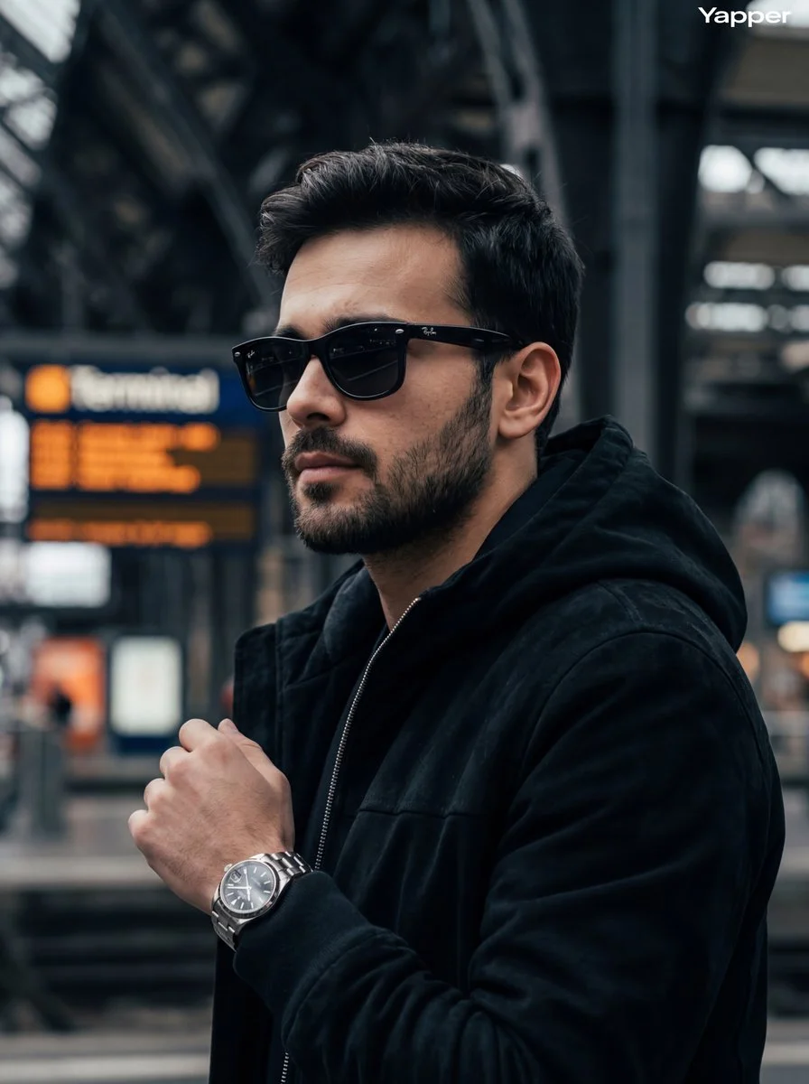 Moody Street Portrait with Urban Edge