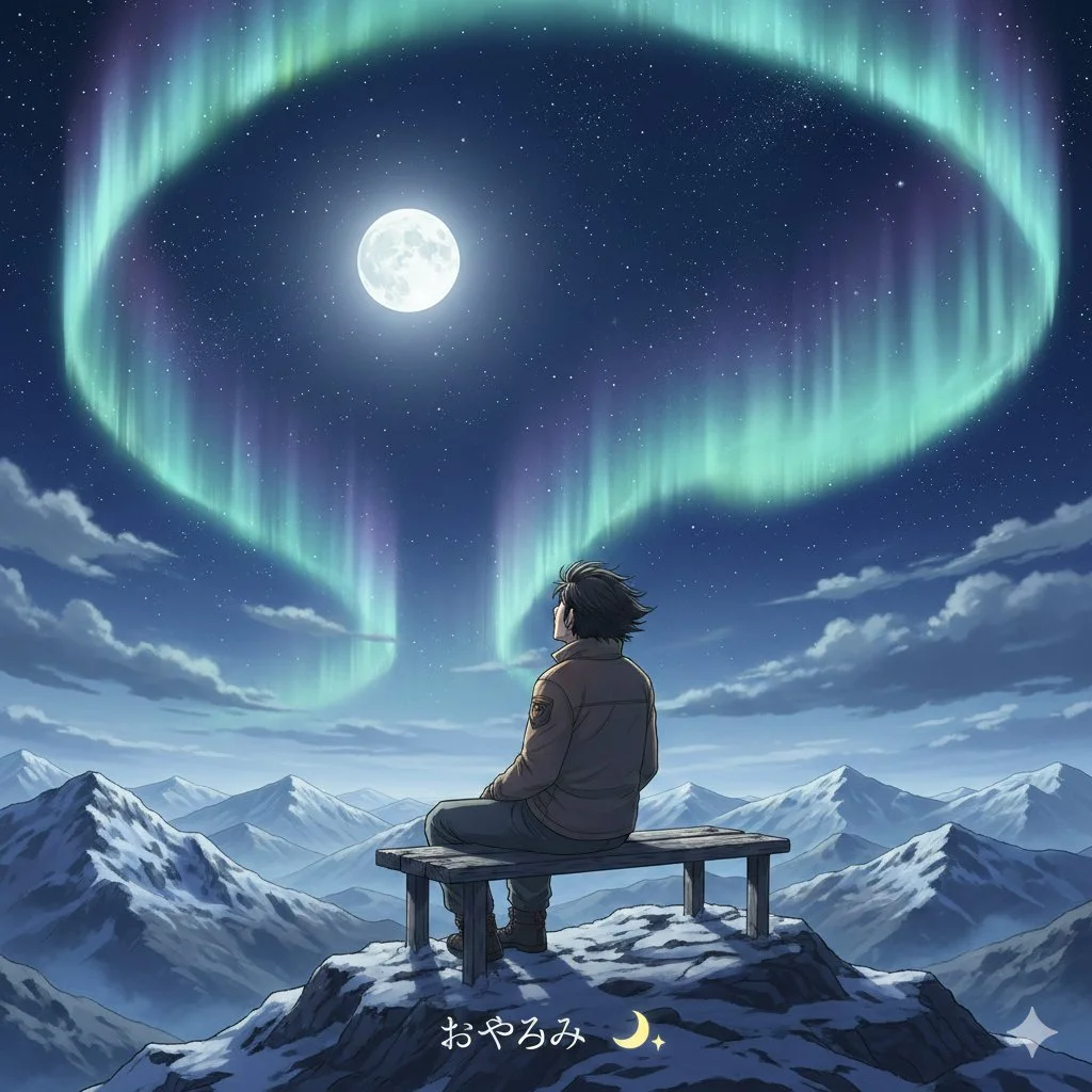 Moonlit Dreams: A Serene Anime Escape