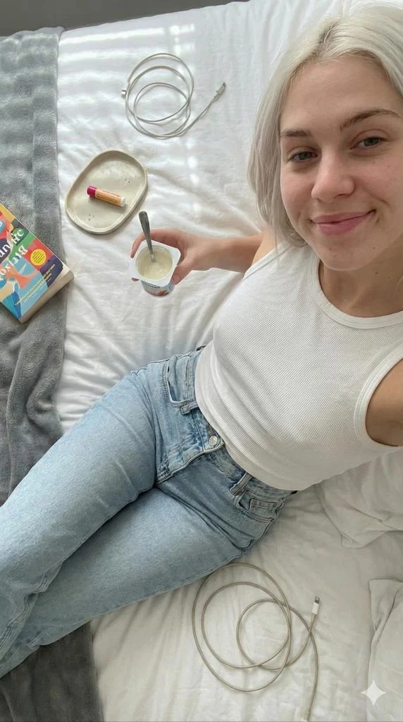 Morning Bliss: A Candid Selfie Moment