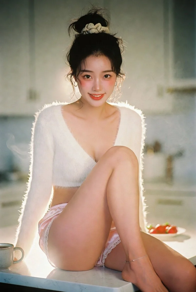 Morning Glow: A Captivating Idol Portrait