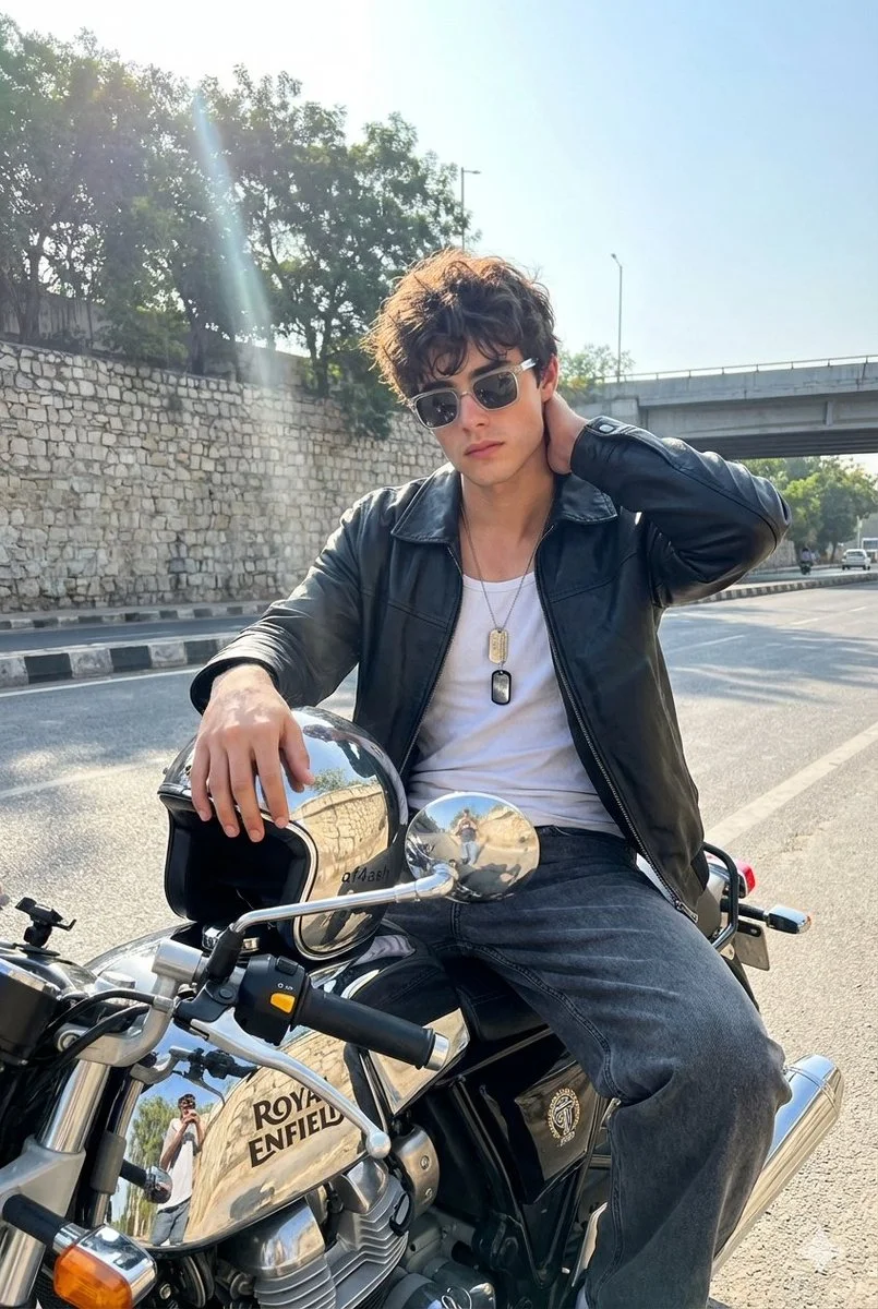 Morning Ride: A Chrome Dreamscape