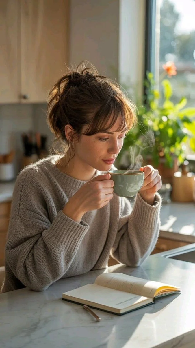Morning Serenity: A Cozy Tea Moment