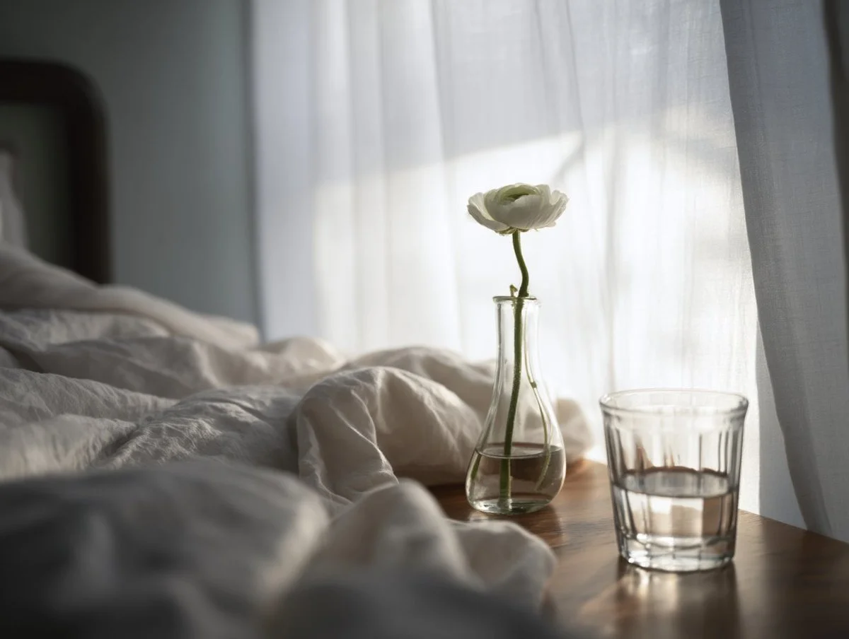 Morning Stillness: Product Detail in Natural Overcast Ambiance