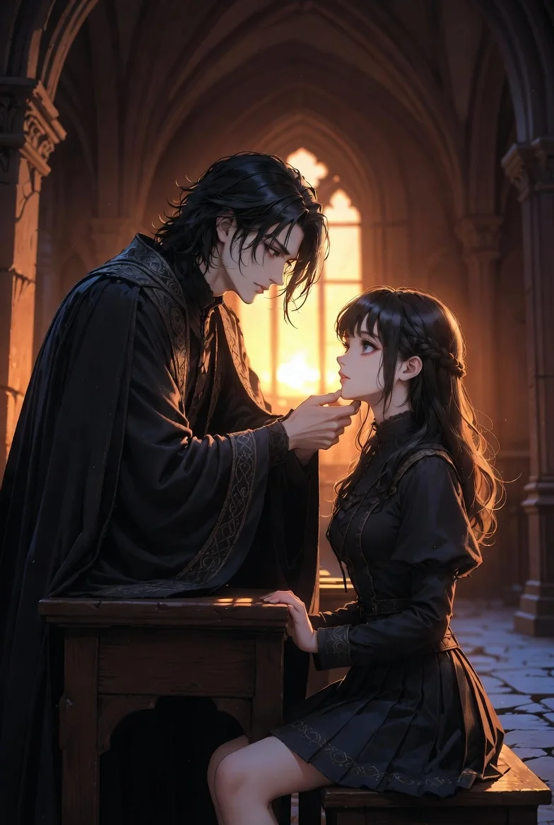 Mysterious Intimacy in a Fantasy Gothic Classroom