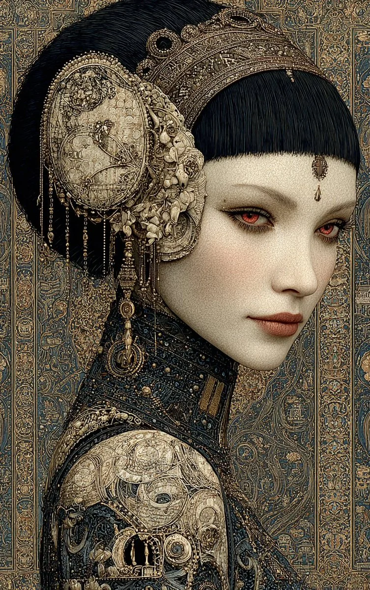 Mystique Unveiled: A Portrait of Enchantment