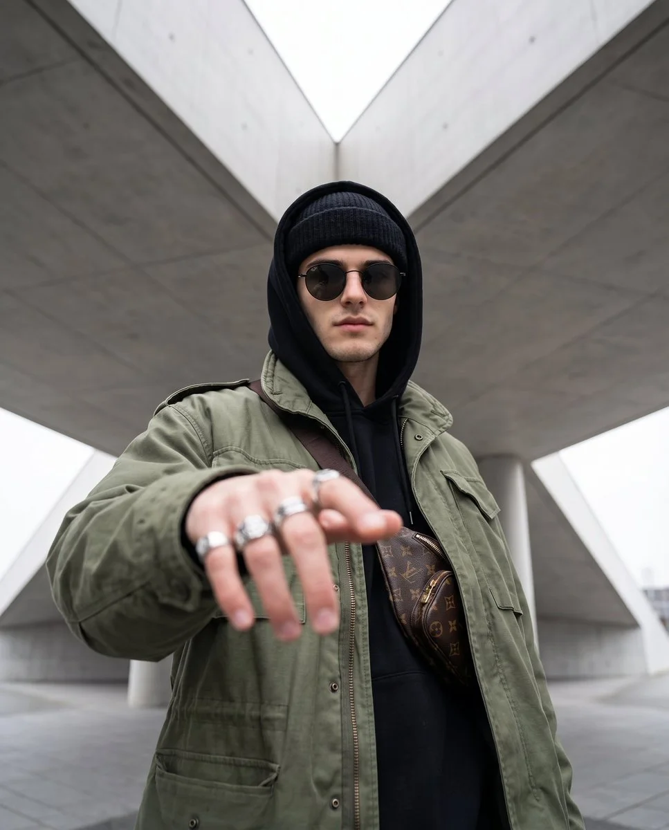 Nano Banana Pro Urban Symmetry Portrait