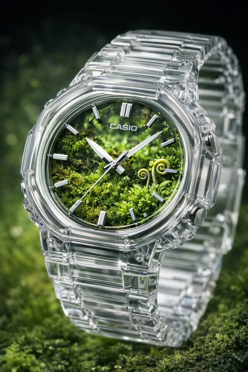 Nature Meets Time: The Living Terrarium Watch
