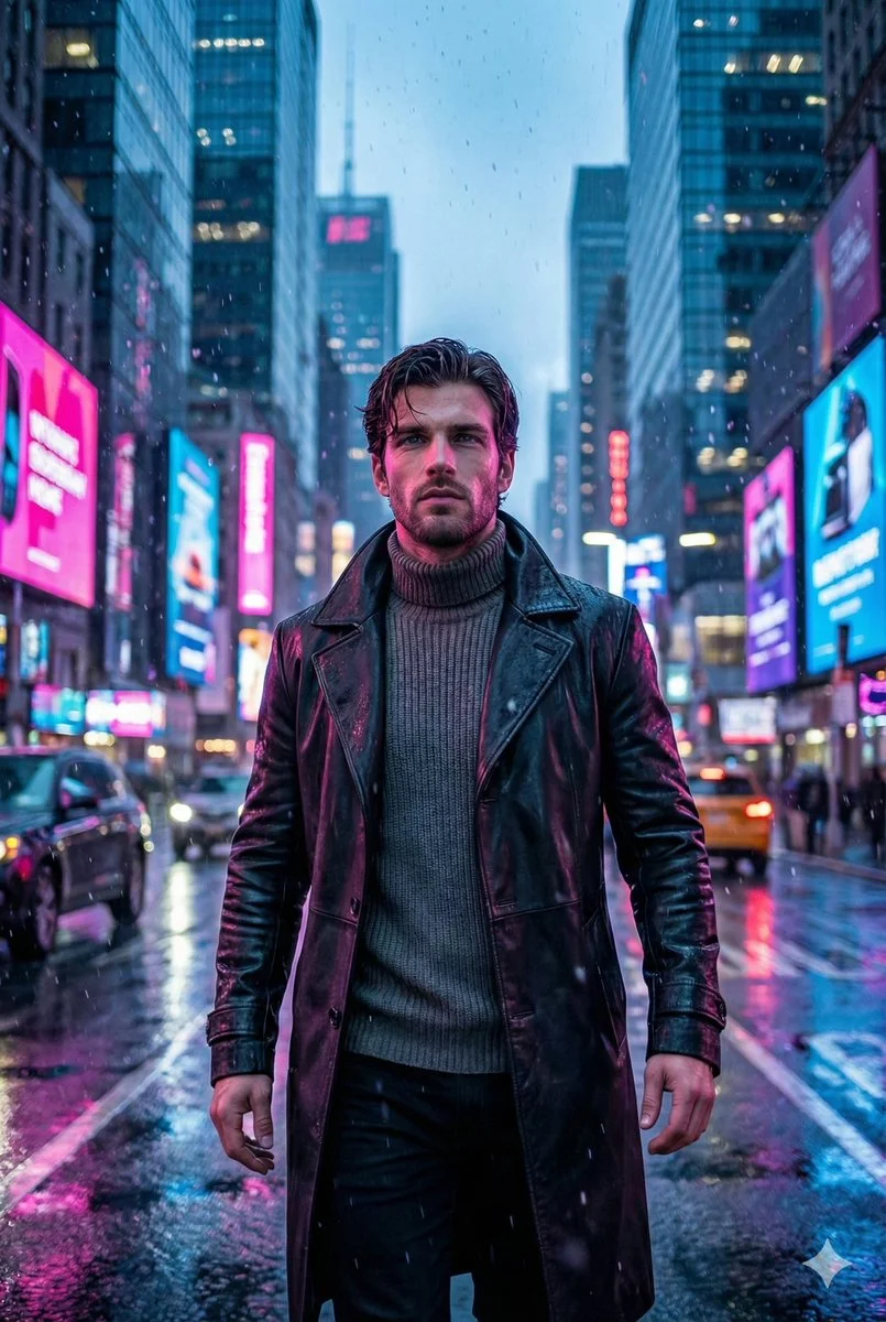 Neon Dreams: A Cyberpunk Stroll