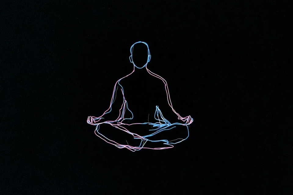 Neon Dreams: Minimalist Line Art