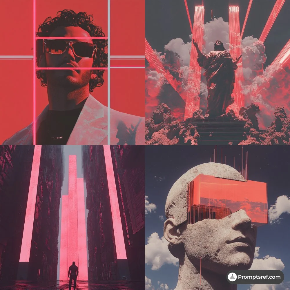 Neon-drenched cityscape pulses with retro-futuristic Blade Runner energy