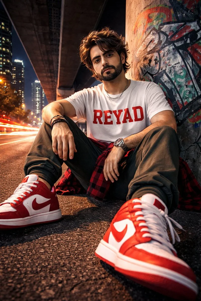 Neon Nights: Urban Style in Motion