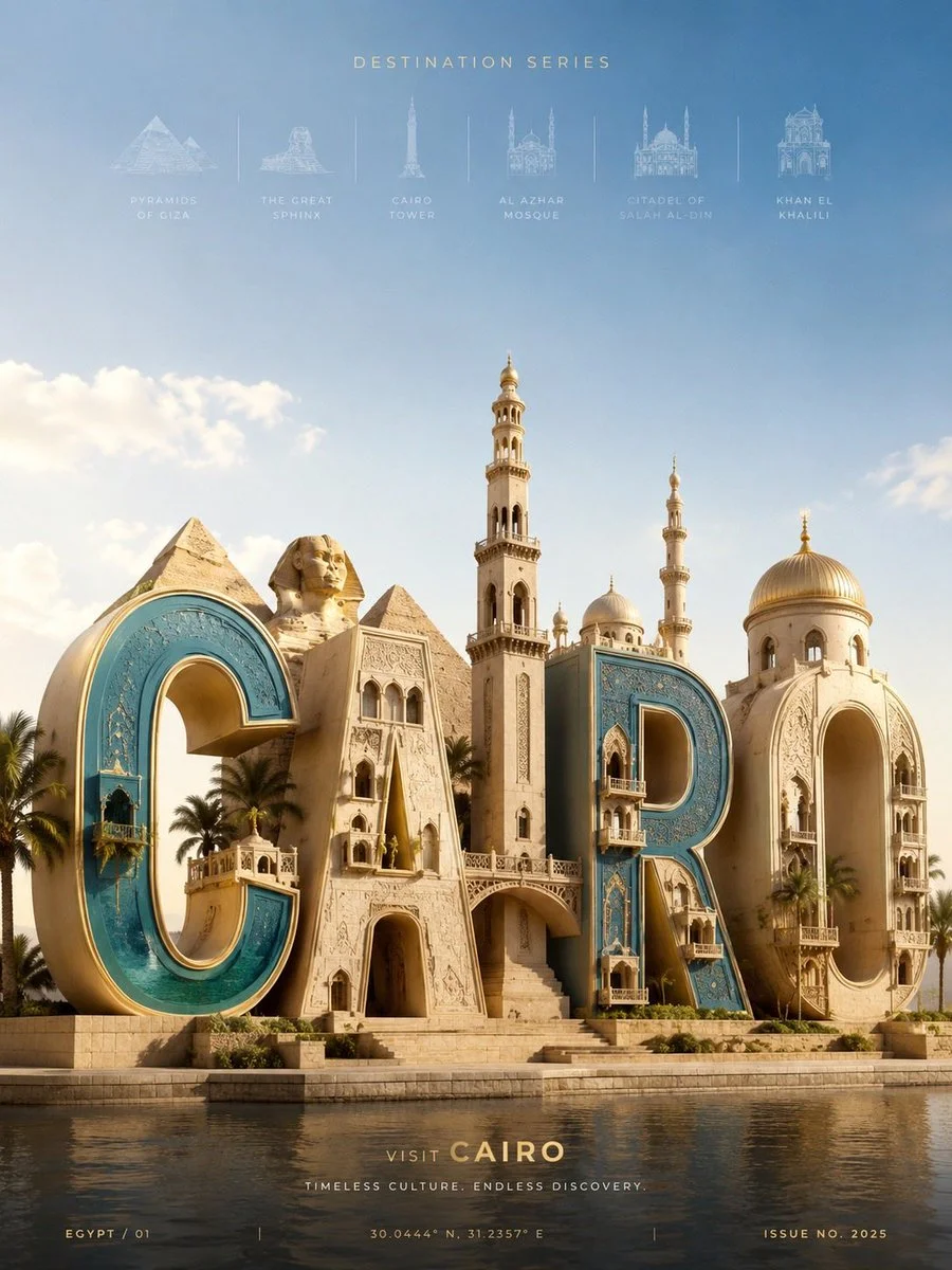 New York letters rise as sculptural skyline in sunny daylight