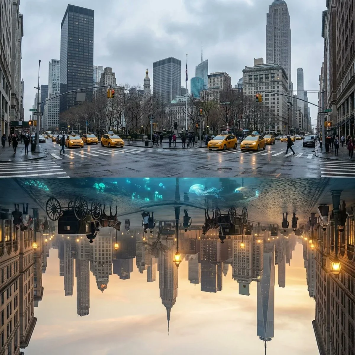 New York Through Time: A Glimpse Above and Below