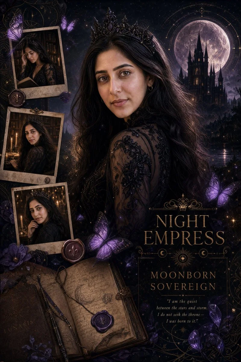Night Empress: A Cinematic Fantasy Collage