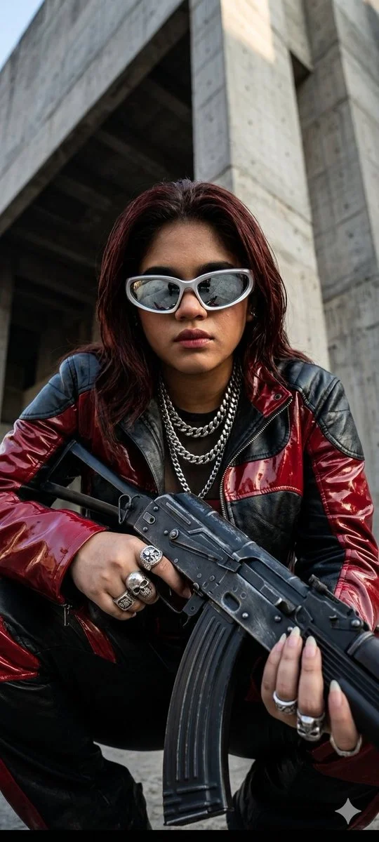 Nightfall Ready: A Futuristic Warrior