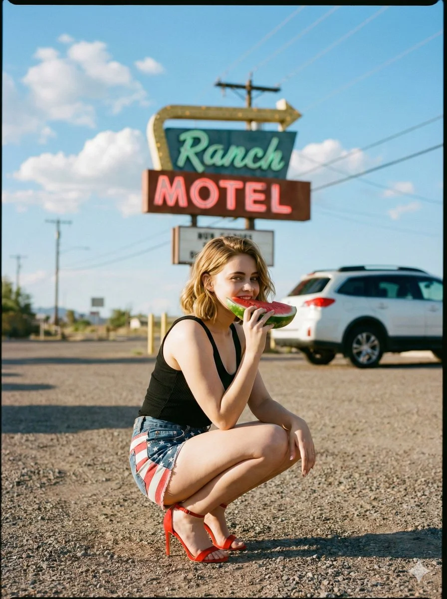 Nostalgic Americana: Summer Vibes in the Desert