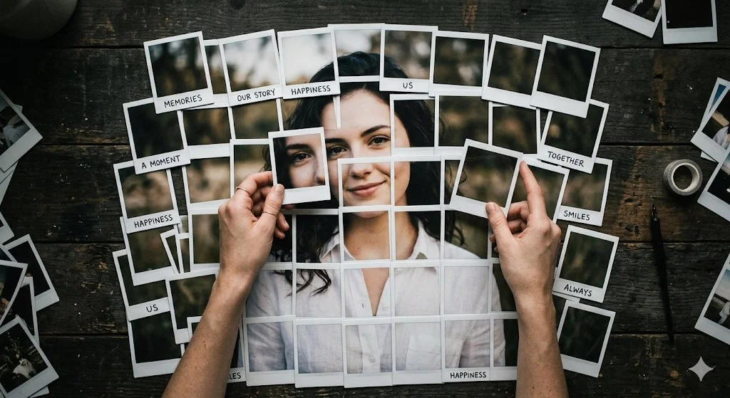 Nostalgic Composition in Polaroids