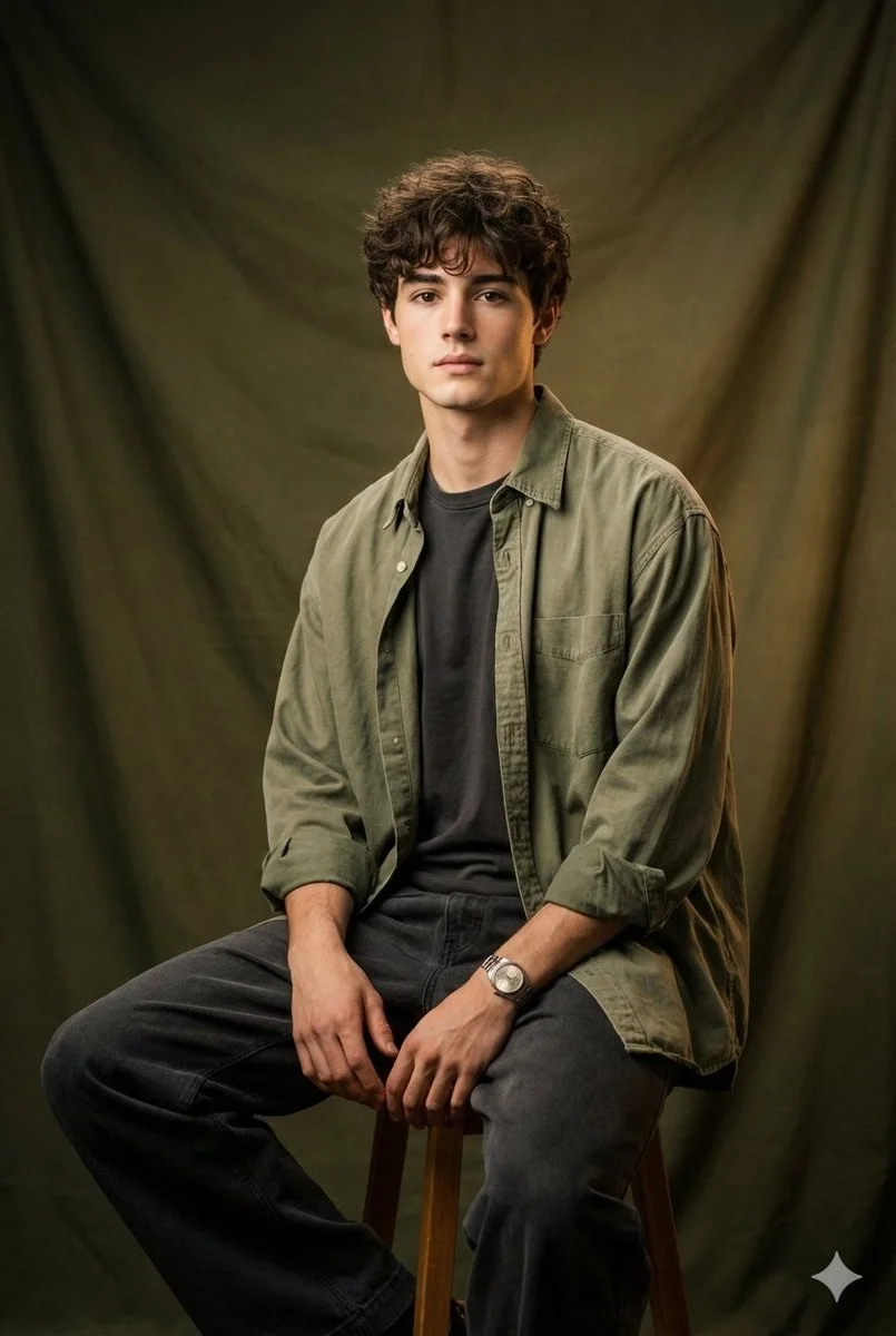 Nostalgic Portrait: A Modern Take on Classic Style