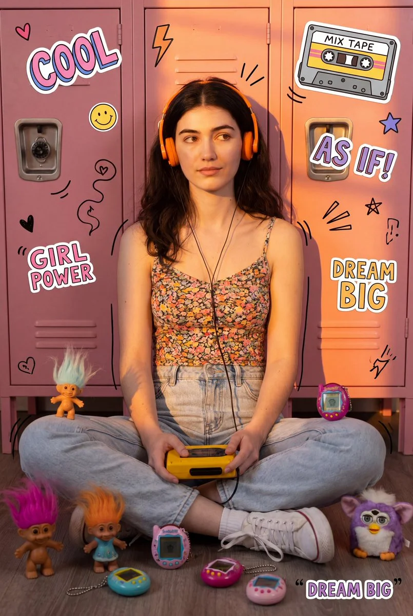 Nostalgic Vibes: 90s Retro Collage