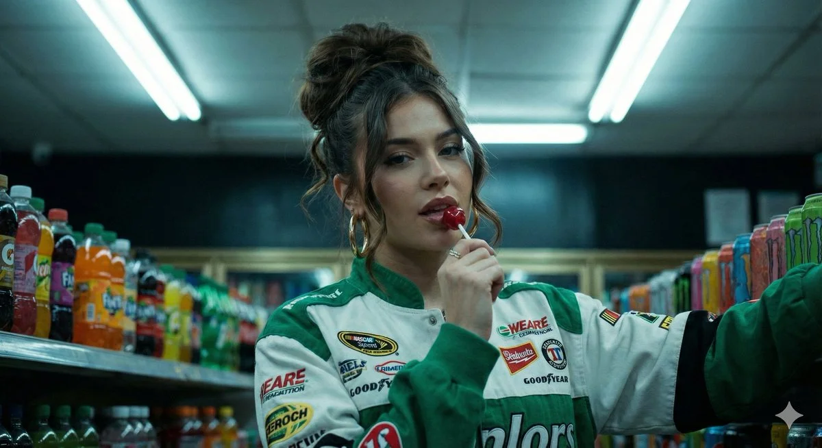 Nostalgic Vibes in Y2K Style at the Convenience Store