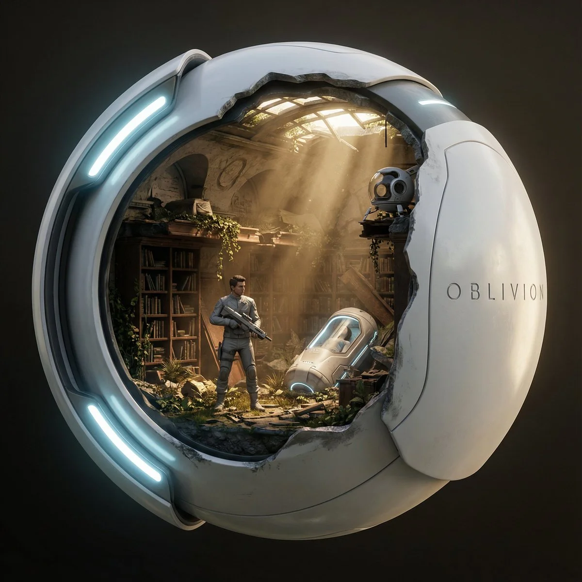 Oblivion Unveiled: A 3D Diorama Journey