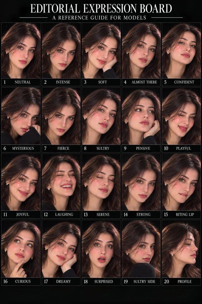 One Face, Twenty Moods: A Consistent Identity Study