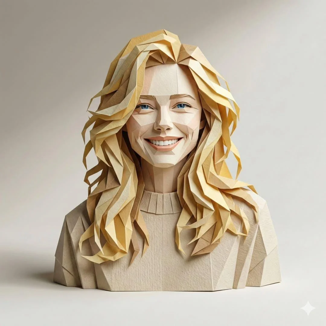 Origami Realism: A Paper Persona Unfolds