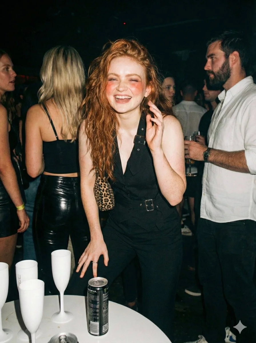 Party Vibes: Sadie Shines in the Night