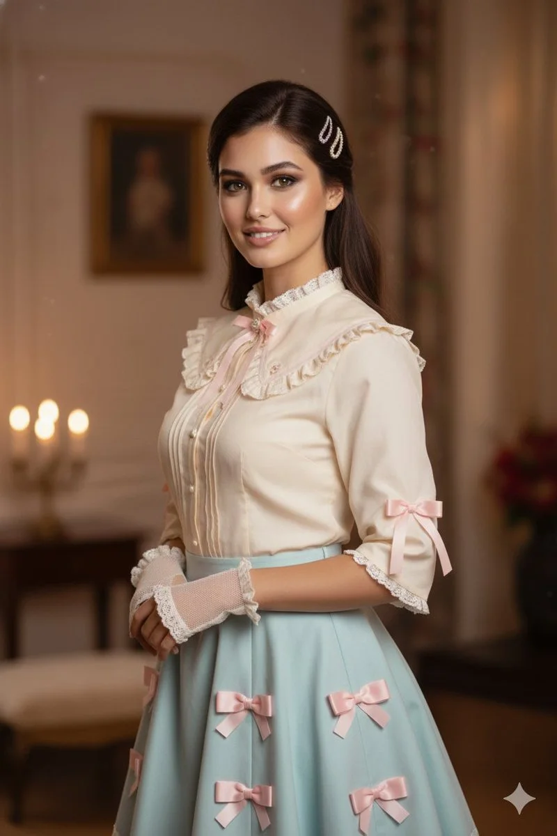 Pastel Dreams: A Portrait of Innocence