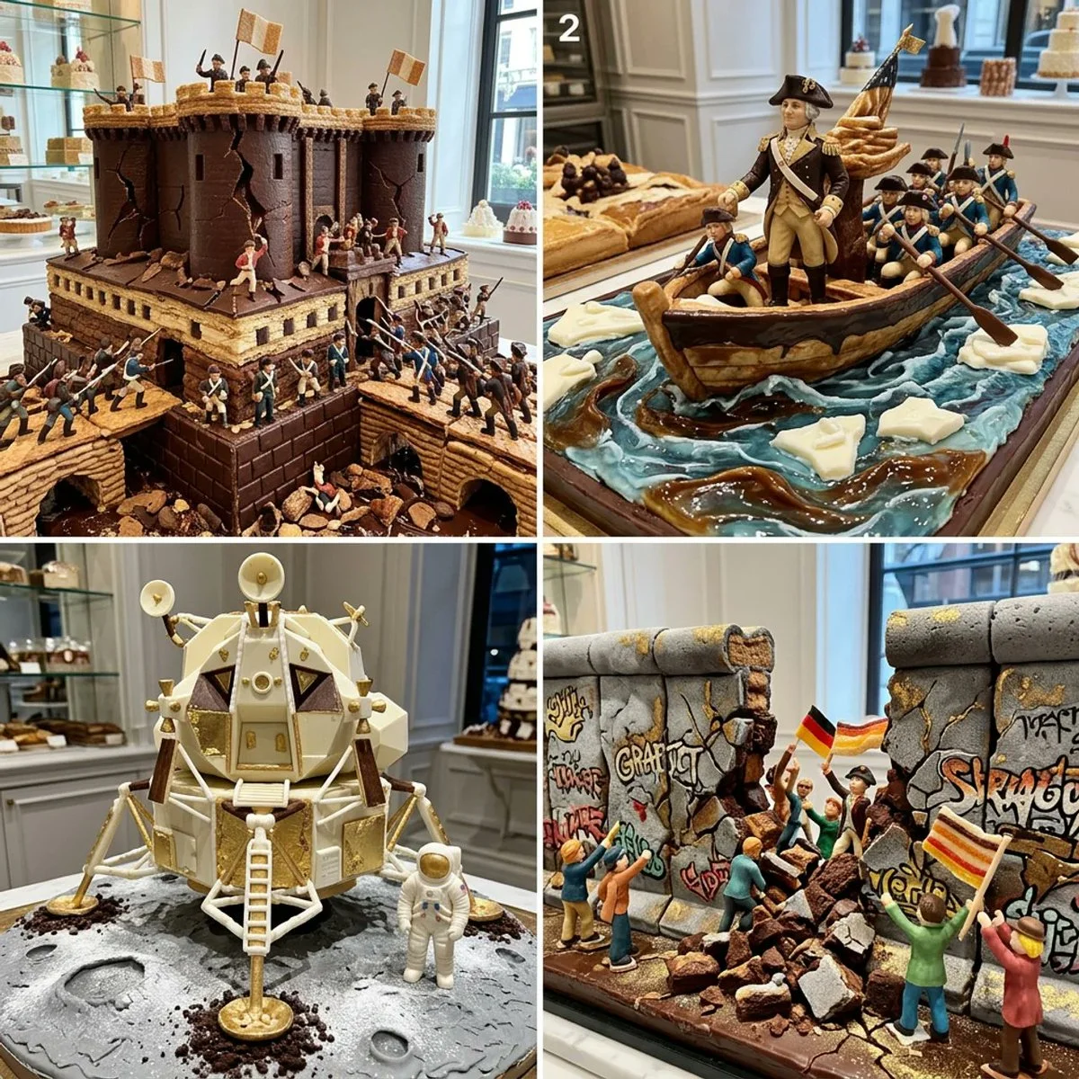 Pastry Time Travel: Historical Moments Reimagined