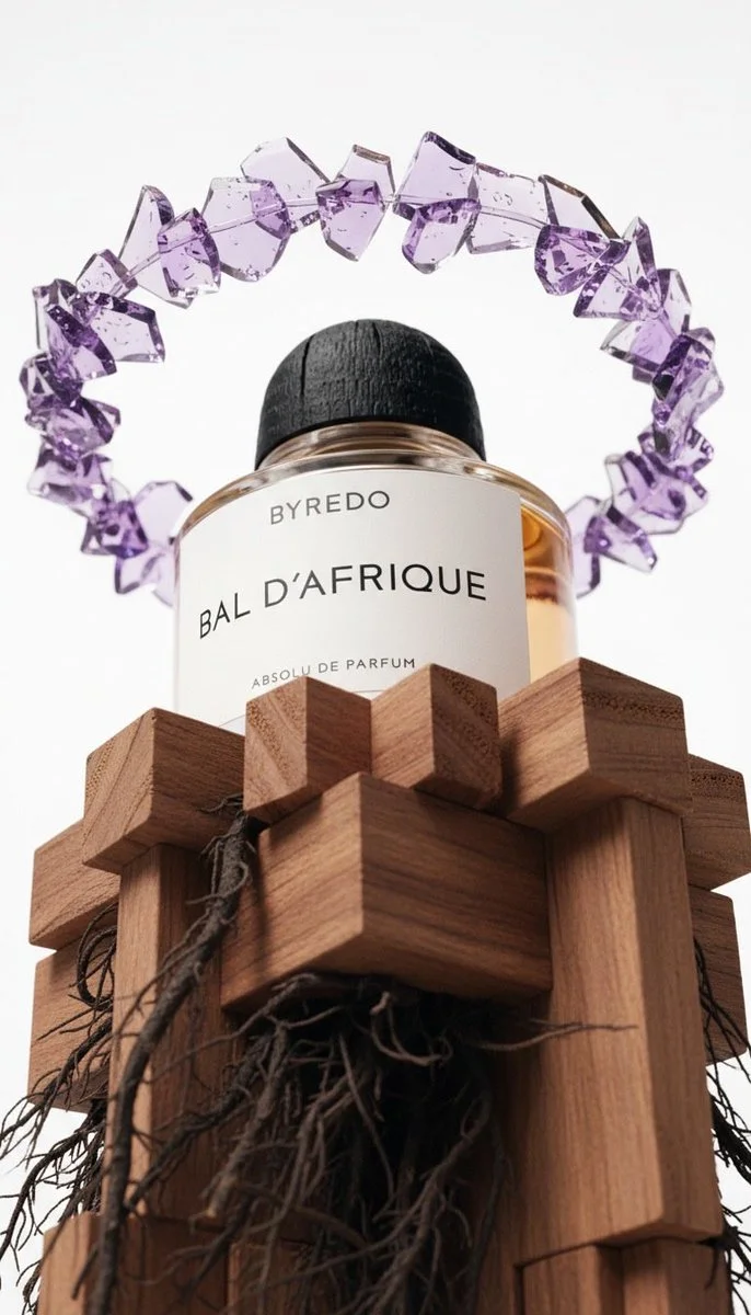 Perfume in a Crystal Halo