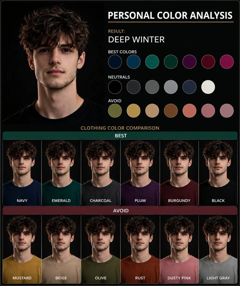 Personal Color Palette Analysis from Portrait