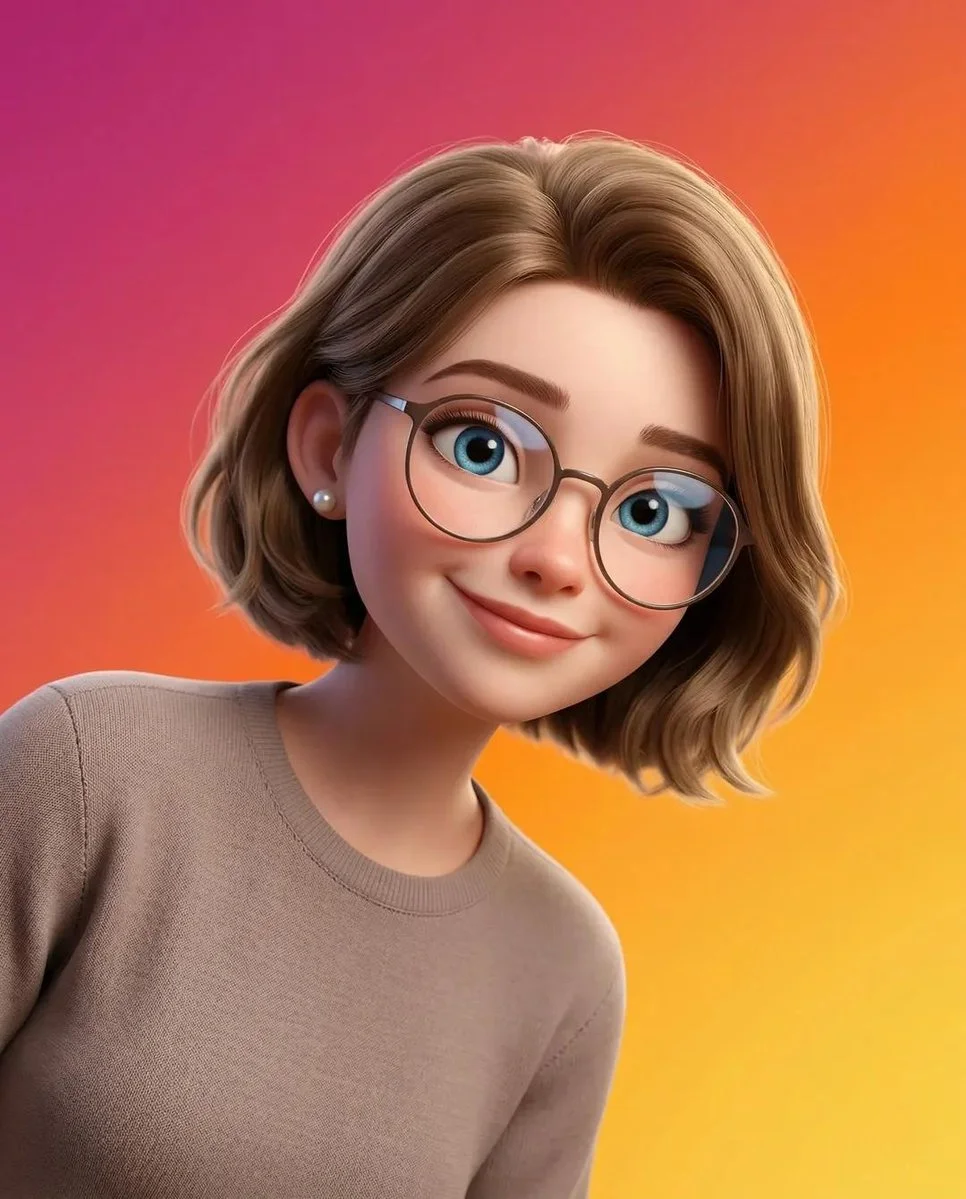 Pixar-Inspired 3D Portrait of a Youthful Character
