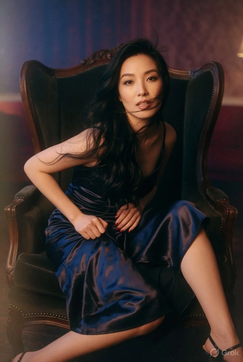 Poised Grace and Depth: Intensity in a Structured Silhouette