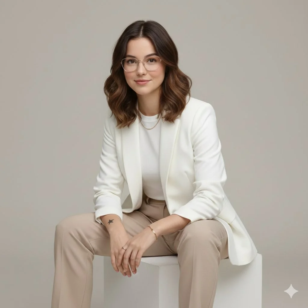 Polished Perfection: Ultra-Realistic Studio Portrait