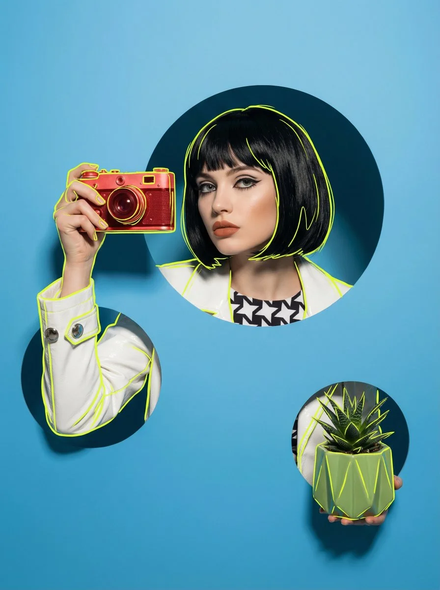 Pop-Art Dreams: A Surreal Portrait Experience