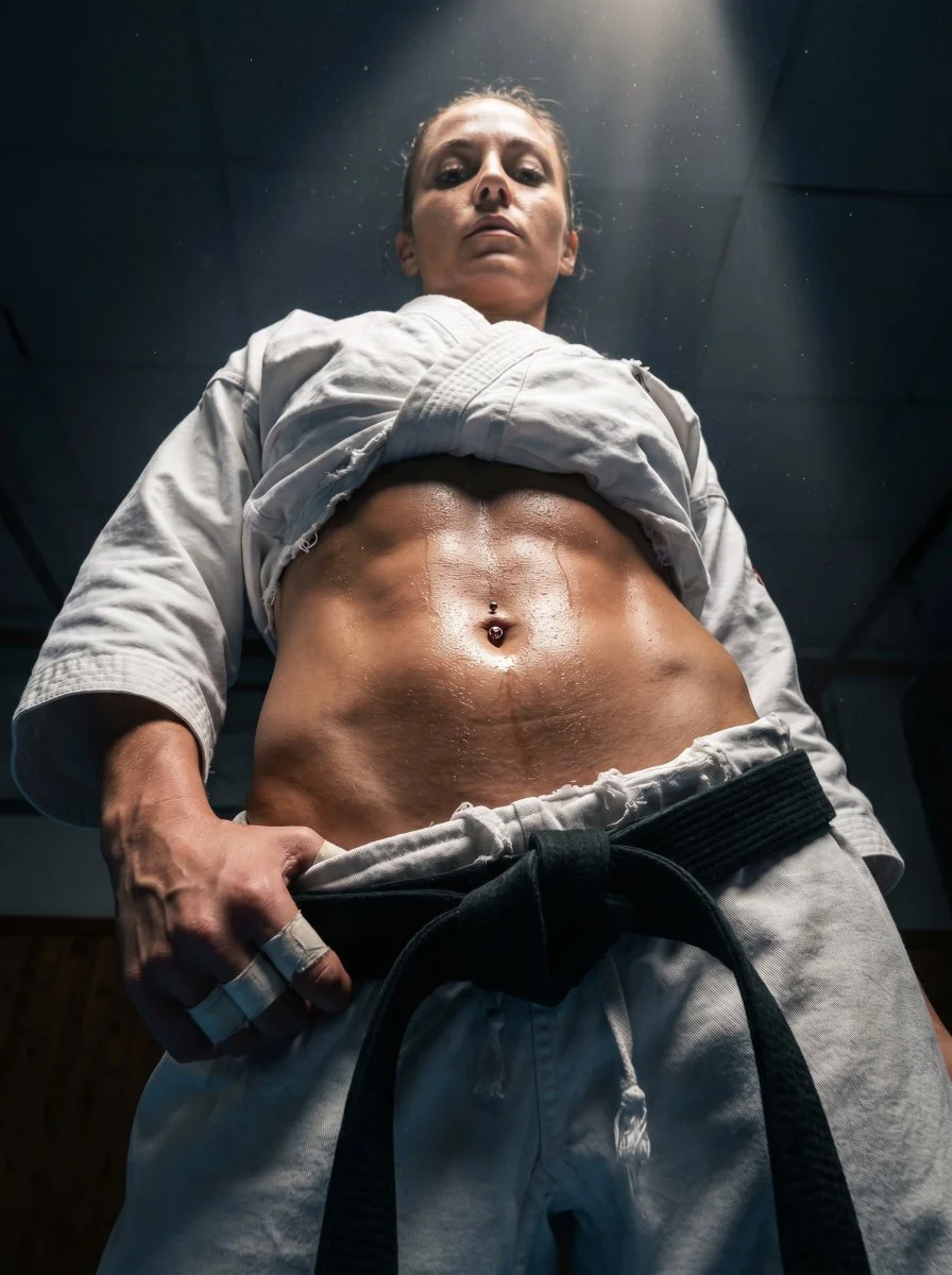 Power and Precision: A Martial Artist's Stance