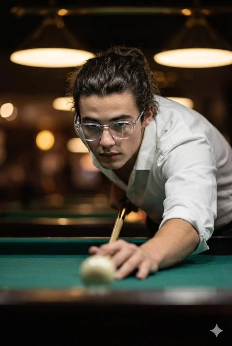 Precision in Motion: The Billiard Master