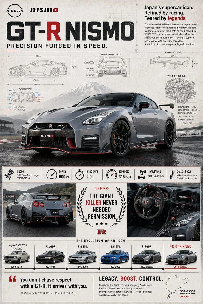 Precision Meets Performance: The Nissan GT-R NISMO R35