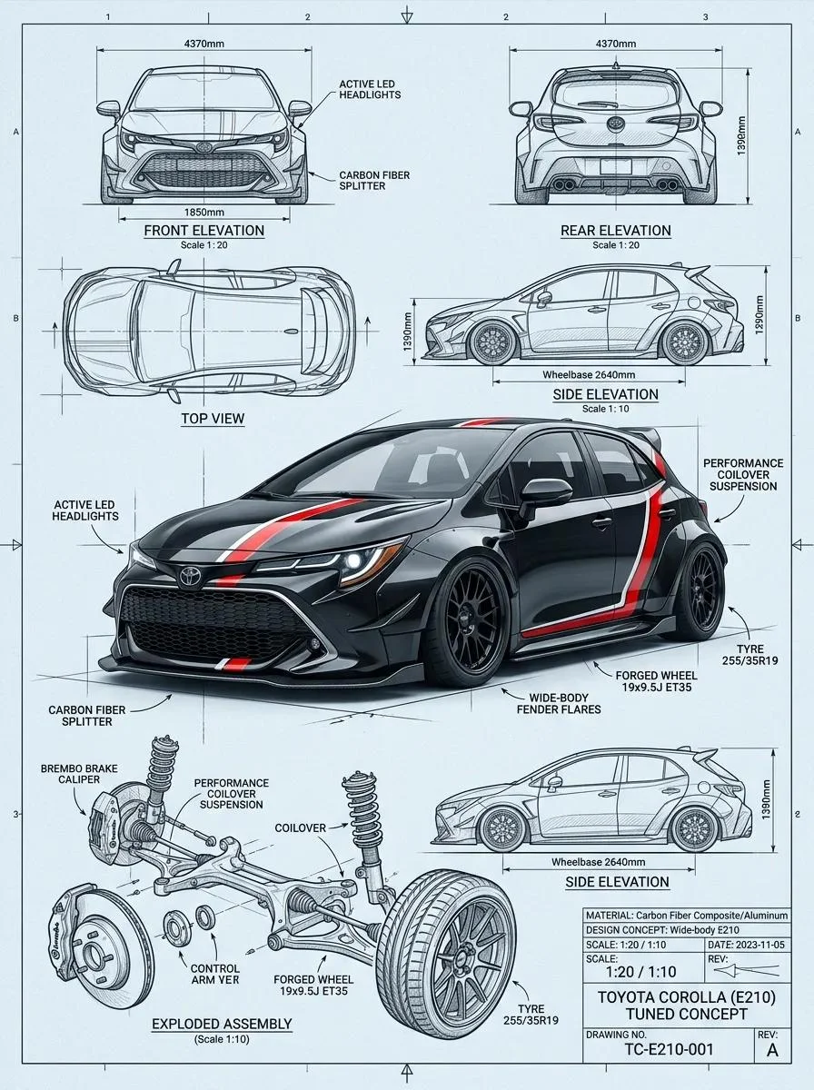 Precision Performance: The Next Level Hatchback Blueprint
