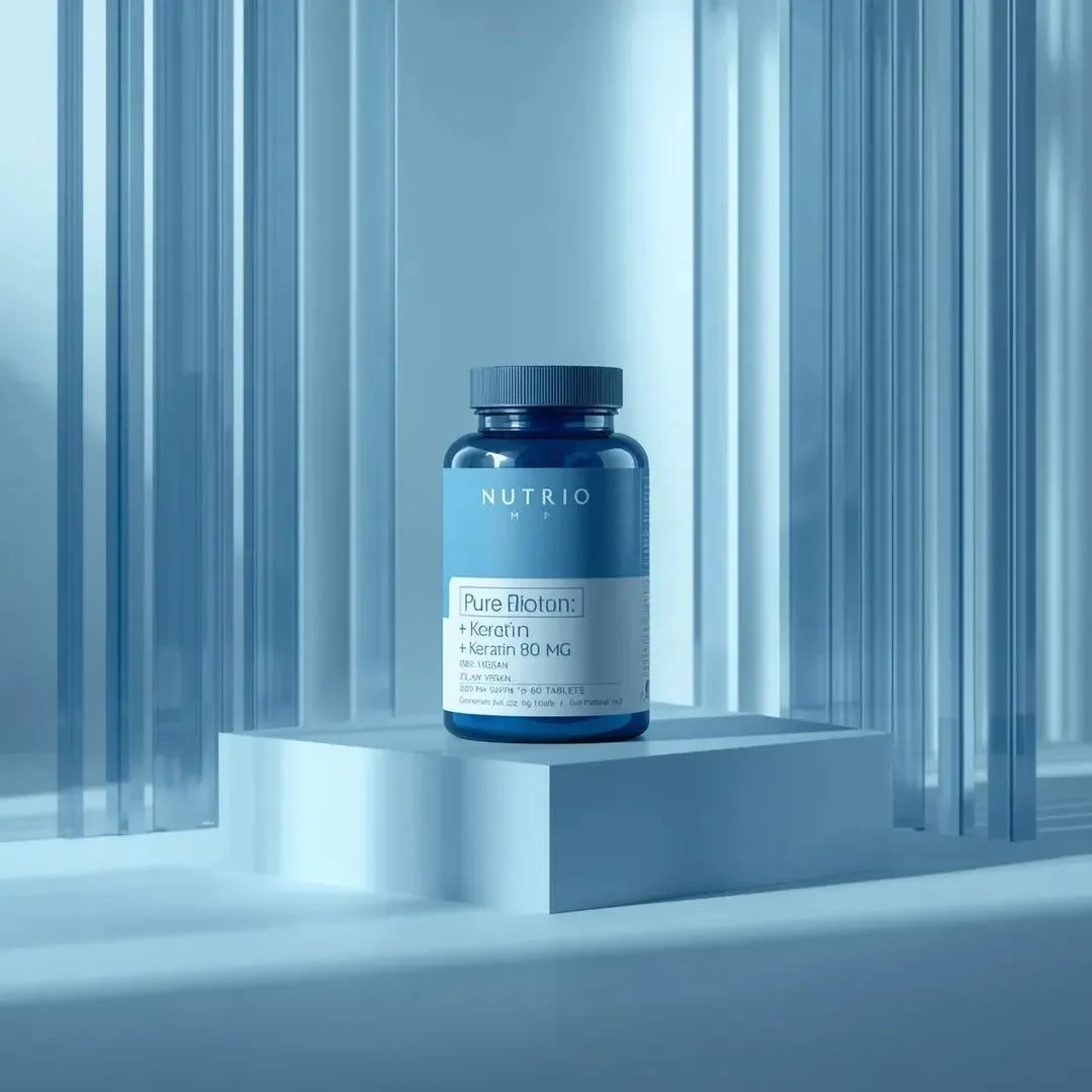 Pristine Blue Biotin Display