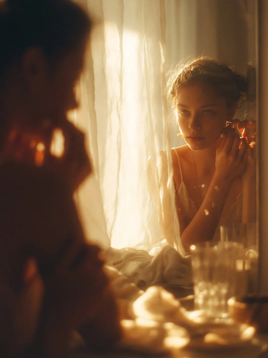 Quiet Domestic Reverie in Warm Light