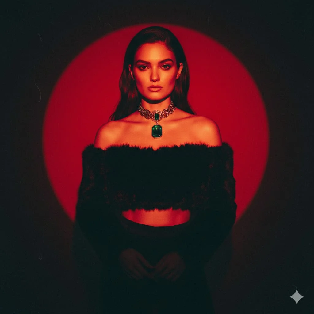 Radiant Elegance: A Fashion Portrait